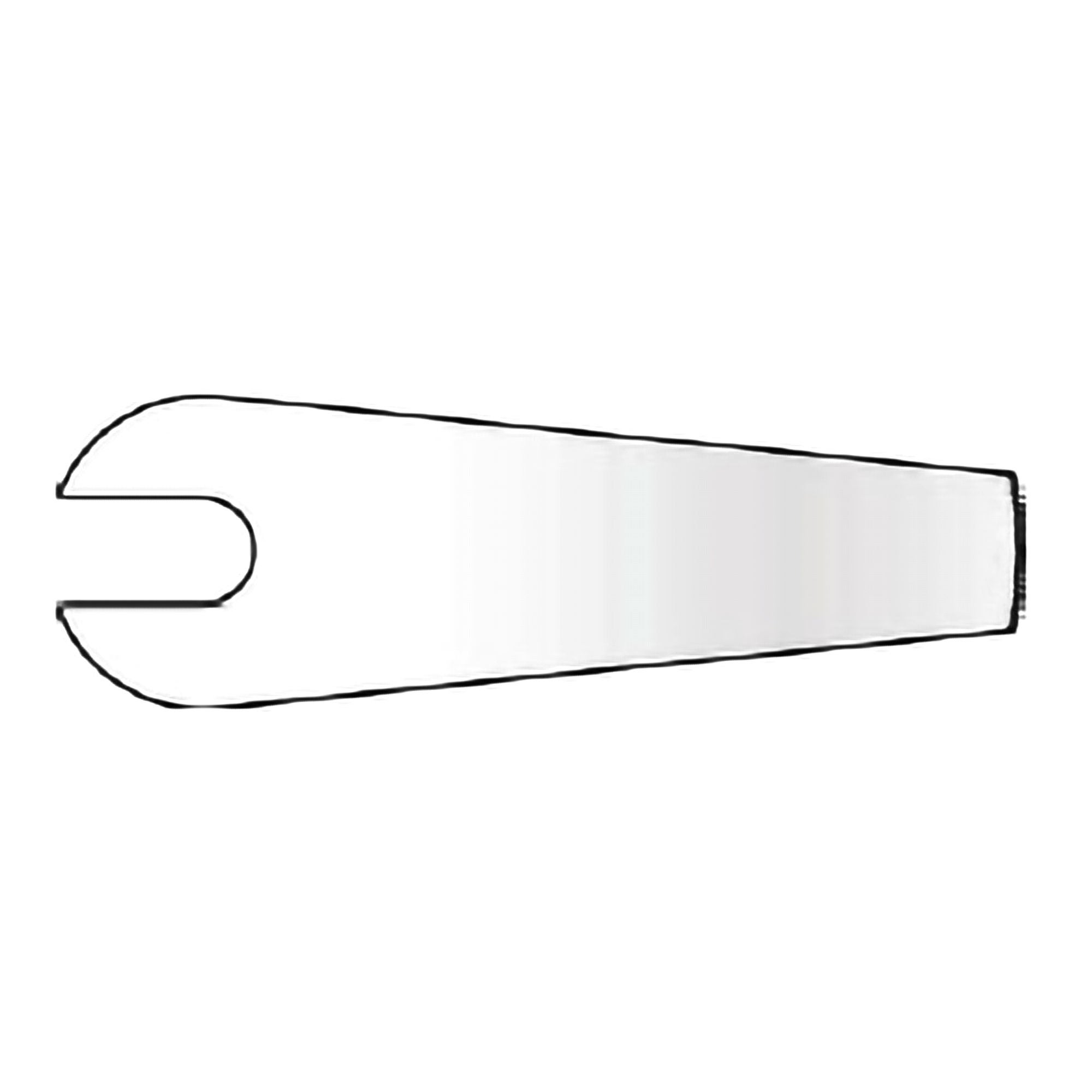 MicroAire Surgical Instruments - ZS-040 General Purpose Blade Sagittal Saw Blade Small Stainless Steel Sterile Fine Tooth