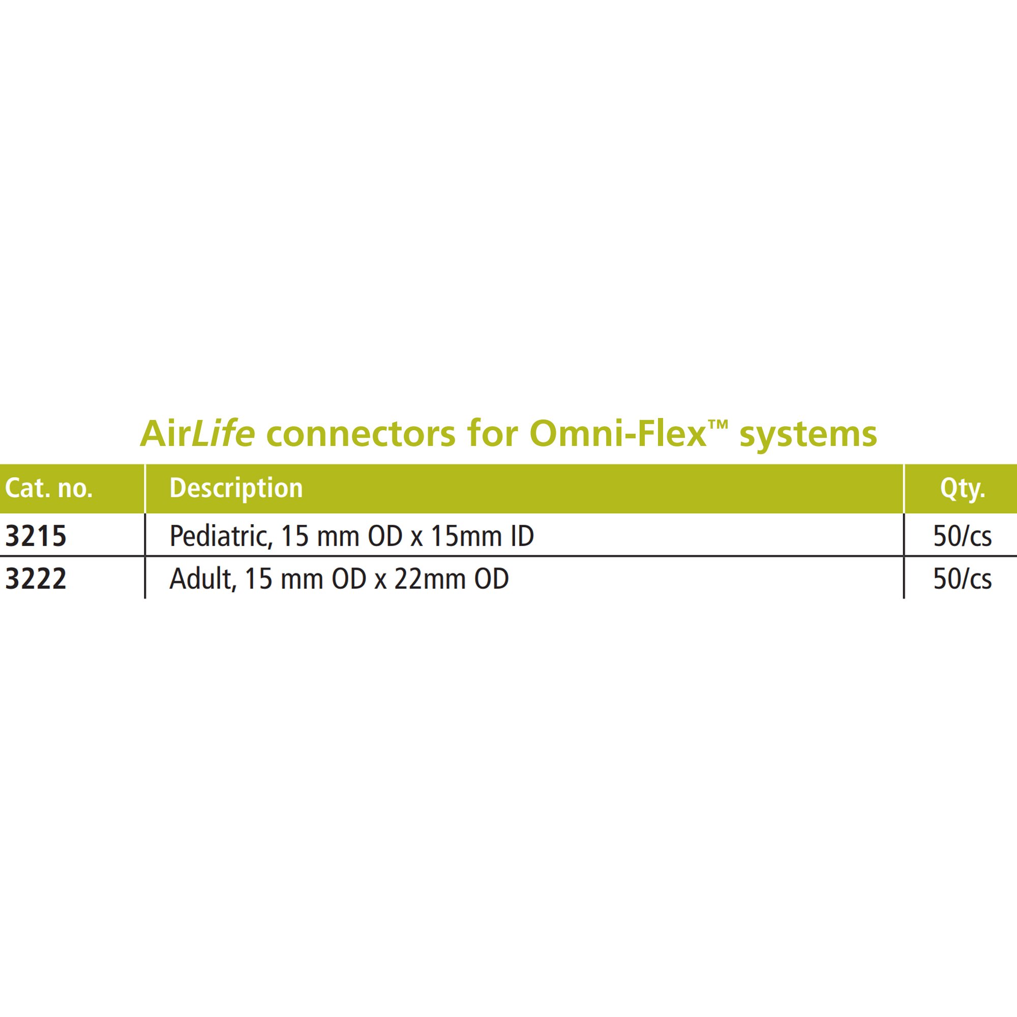 Sun Med - 3222 AirLife® Connector
