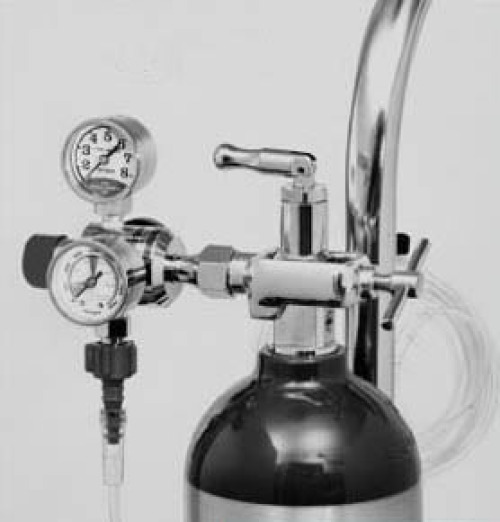 Mada Medical Products - 1630A Oxygen Kit on Cart (Filled) Mada Medical Size E Aluminum