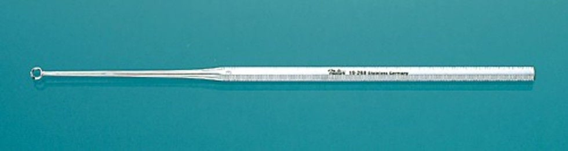 Integra Lifesciences - 19-264 Ear Curette Miltex® Buck 6-1/2 Inch Length Octagonal Handle Size 1 Tip Straight Sharp Loop Tip