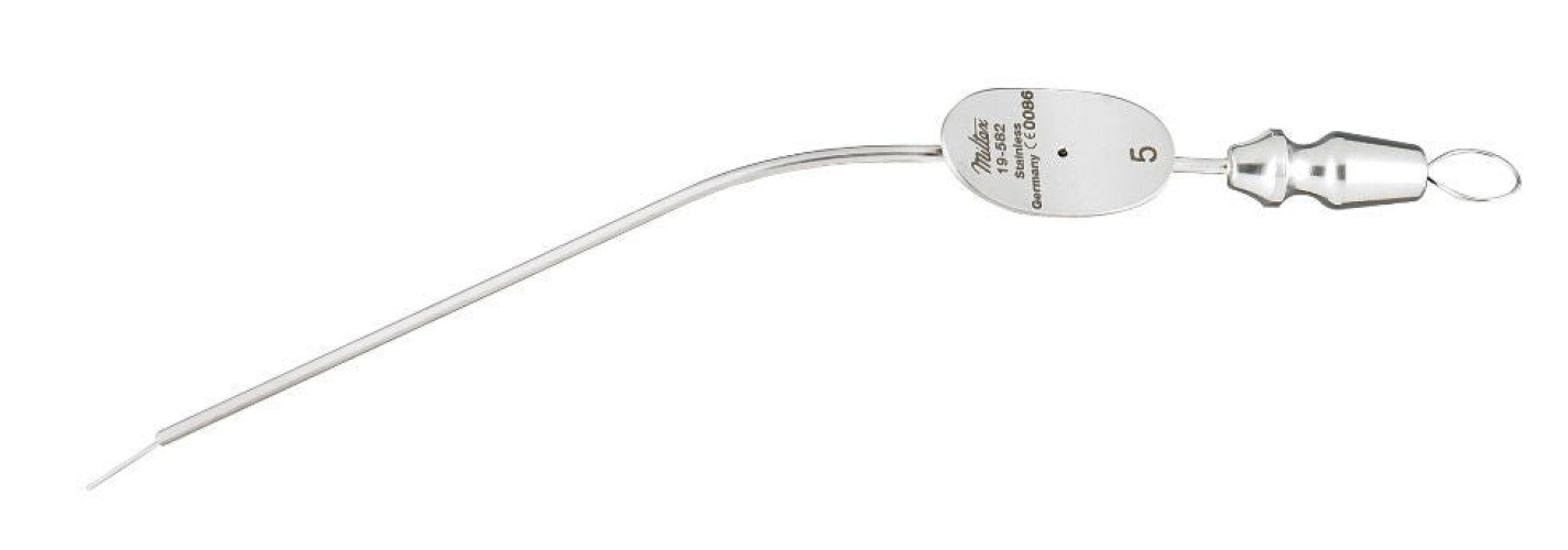 Integra Lifesciences - 19-582 Suction Tube Handle Miltex® Rigid Type Open Tip Frazier Style Vented 5 Fr. NonSterile