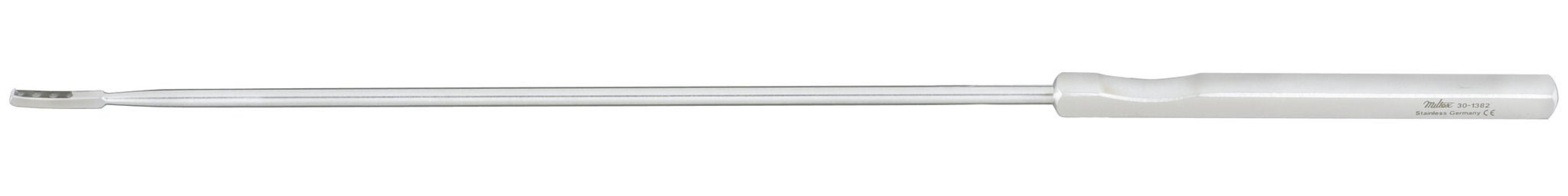 Integra Lifesciences - 30-1383 Endocervical Biopsy Curette Miltex® Kevorkian-Younge 12 Inch Length Flat Handle 4 X 12 mm Tip Rectangular Loop Tip