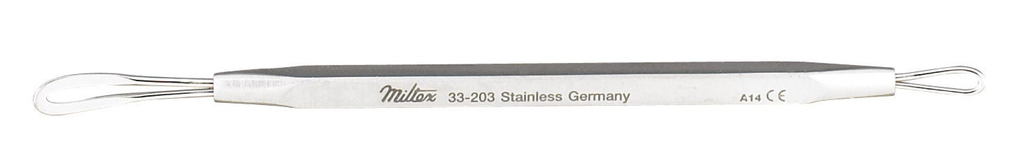 Integra Lifesciences - 33-202 Comedone Extractor Miltex® Schamberg 3-3/4 Inch Length Stainless Steel