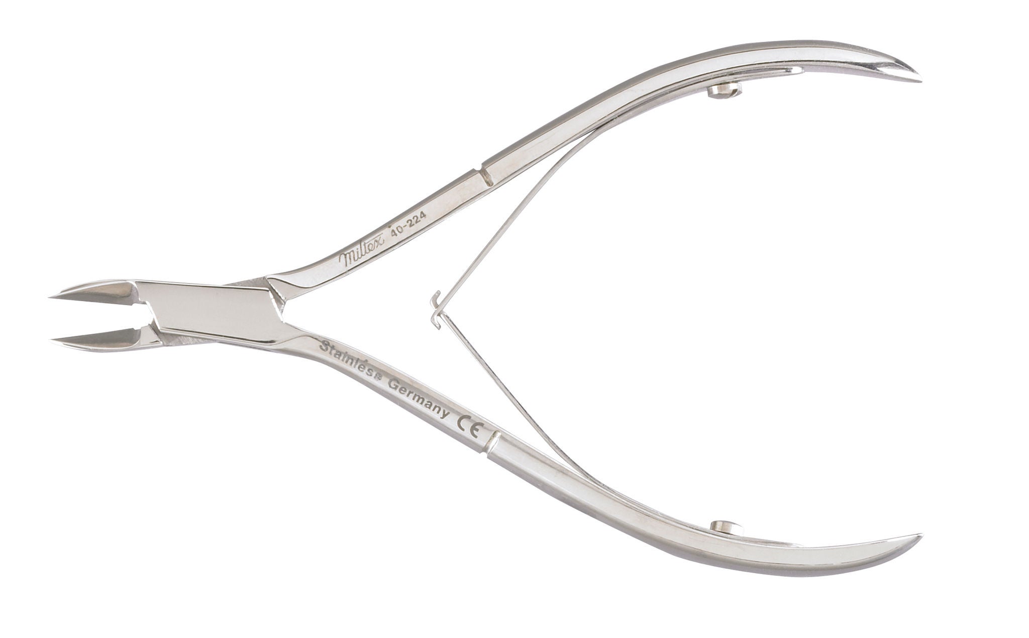 Integra Lifesciences - 40-224 Nail Splitter Straight Jaws 4 Inch Length Stainless Steel