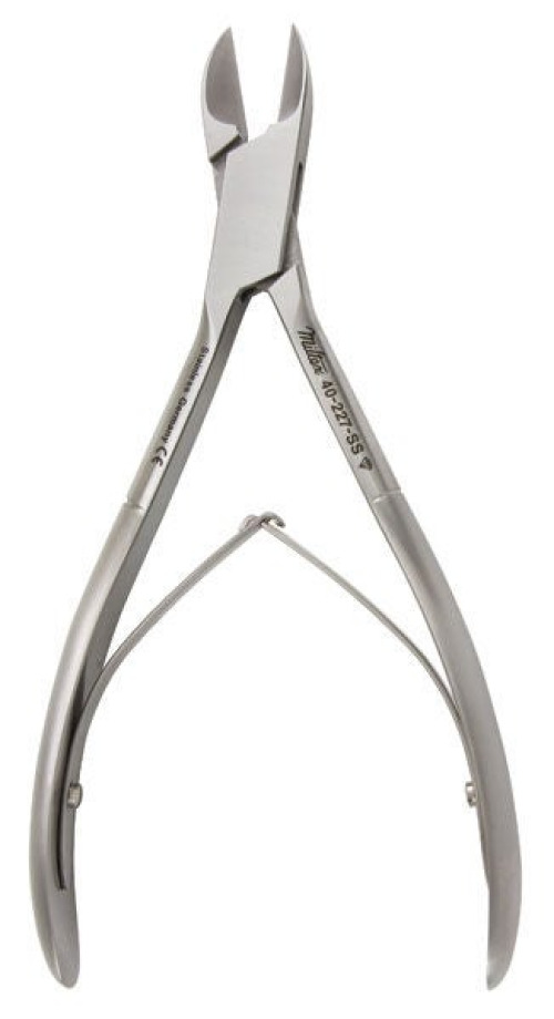 Integra Lifesciences - 40-227-SS Nail Splitter Straight Jaws 6 Inch Length Stainless Steel