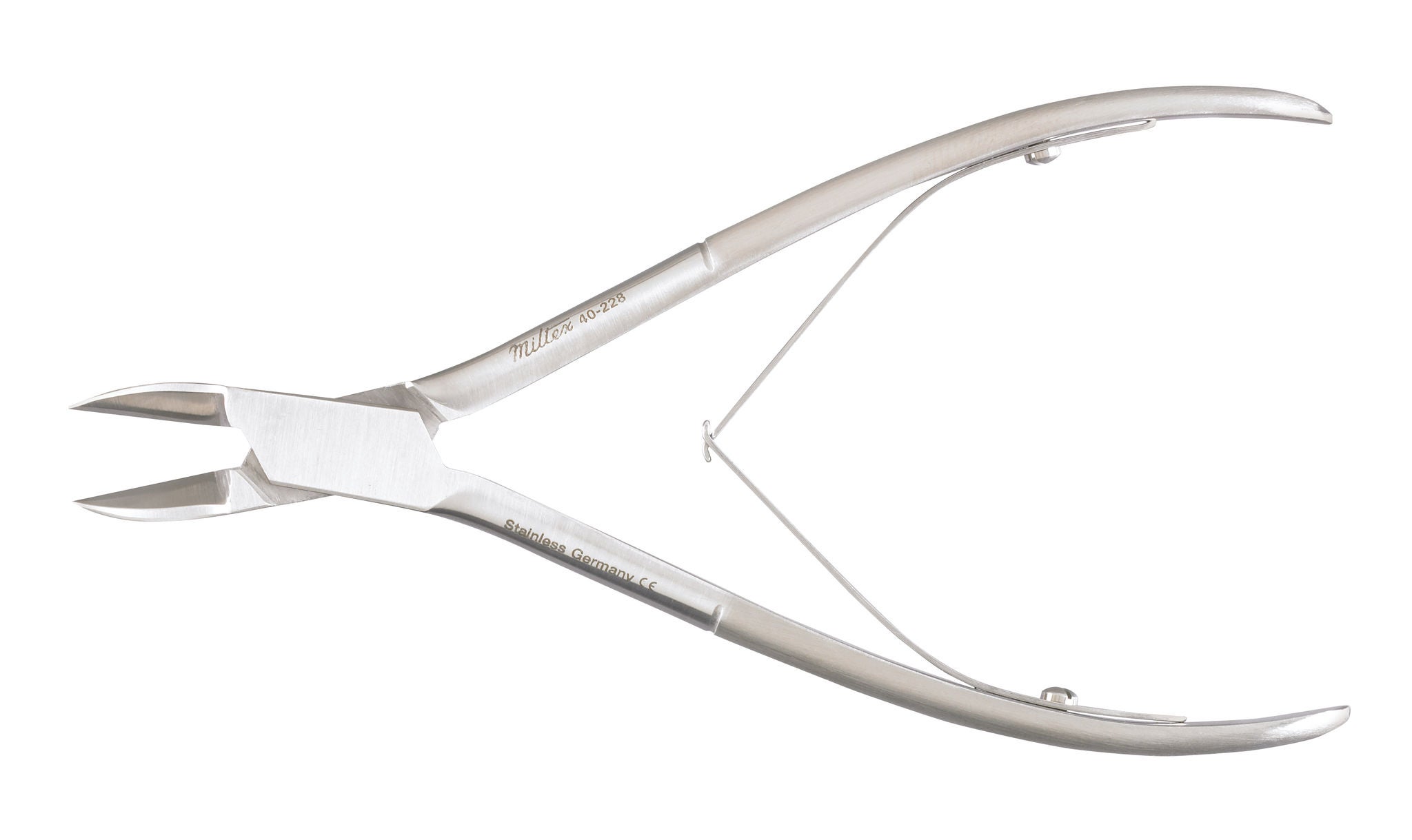 Integra Lifesciences - 40-228 Nail Splitter Straight Jaws 6 Inch Length Stainless Steel