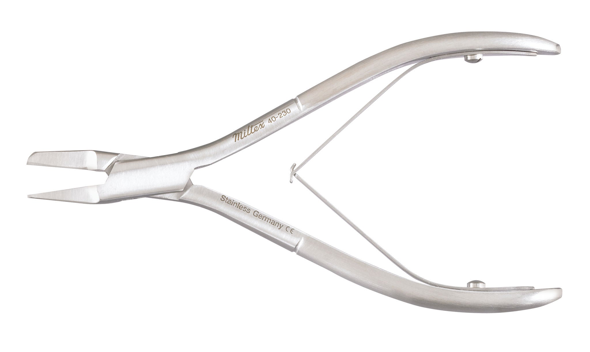 Integra Lifesciences - 40-230 Nail Splitter Straight Jaws 5 Inch Length Stainless Steel