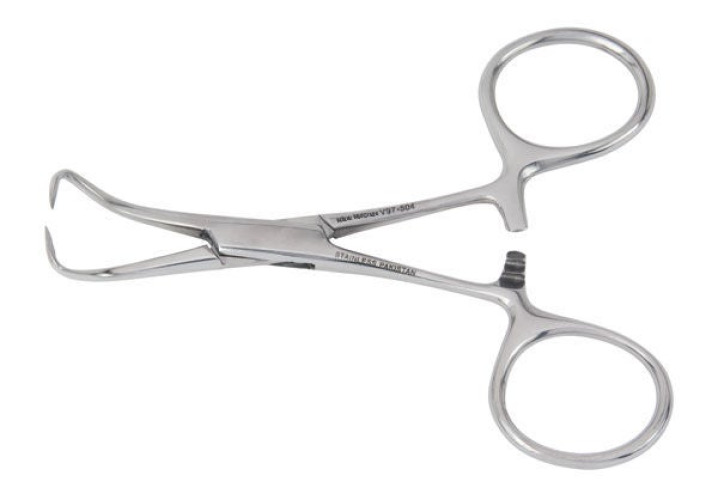 Integra Lifesciences - V97-504 Towel Clamp Vantage® Backhaus 3-1/2 Inch Length Stainless Steel