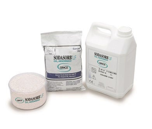 Smiths Medical ASD Inc - 008880 CO2 Absorbent SODASORB® Pail 16.8 kg Calcium Hydroxide / Potassium Hydroxide / Sodium Hydroxide