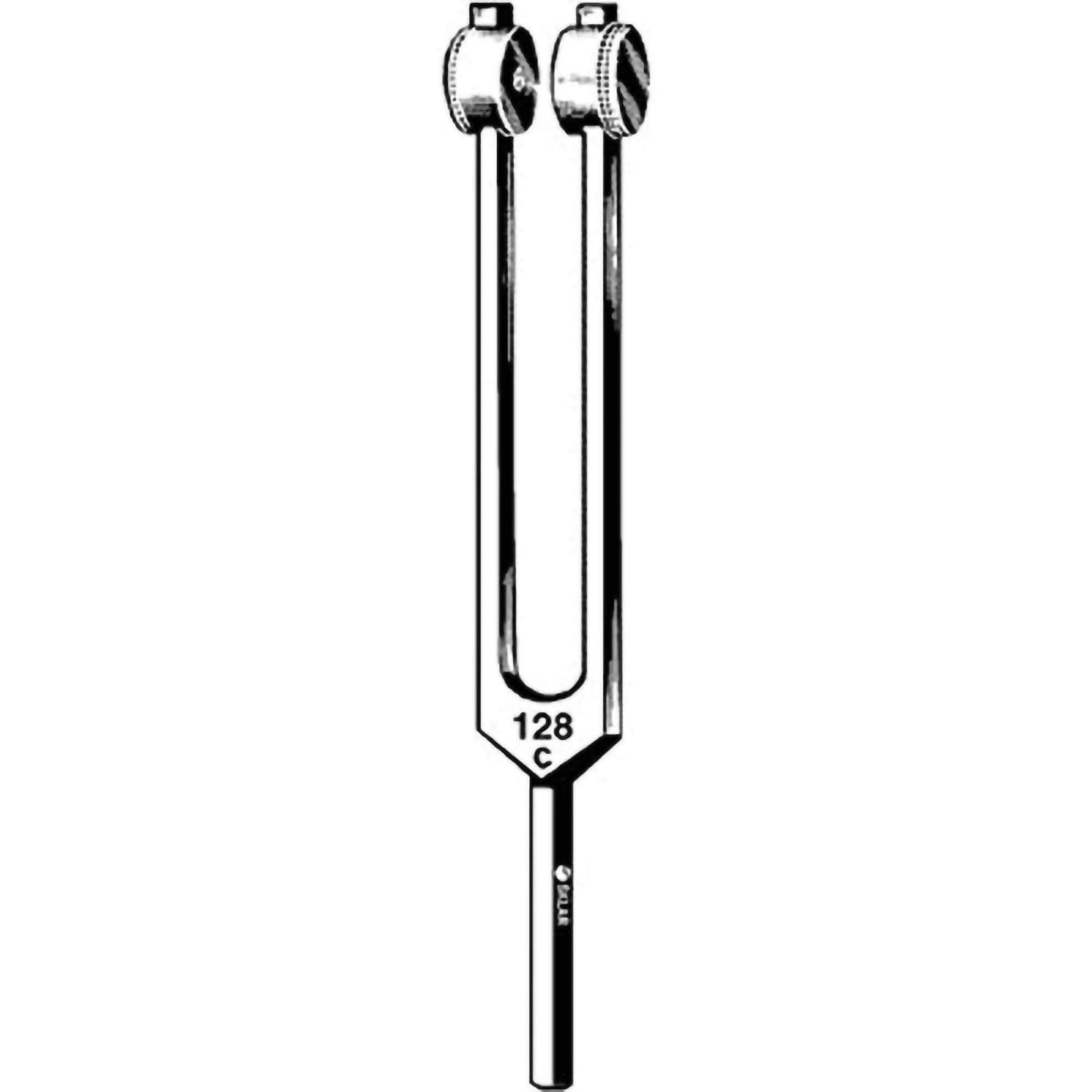 Sklar - 67-7128 Tuning Fork with Weight Aluminum Alloy 128 cps