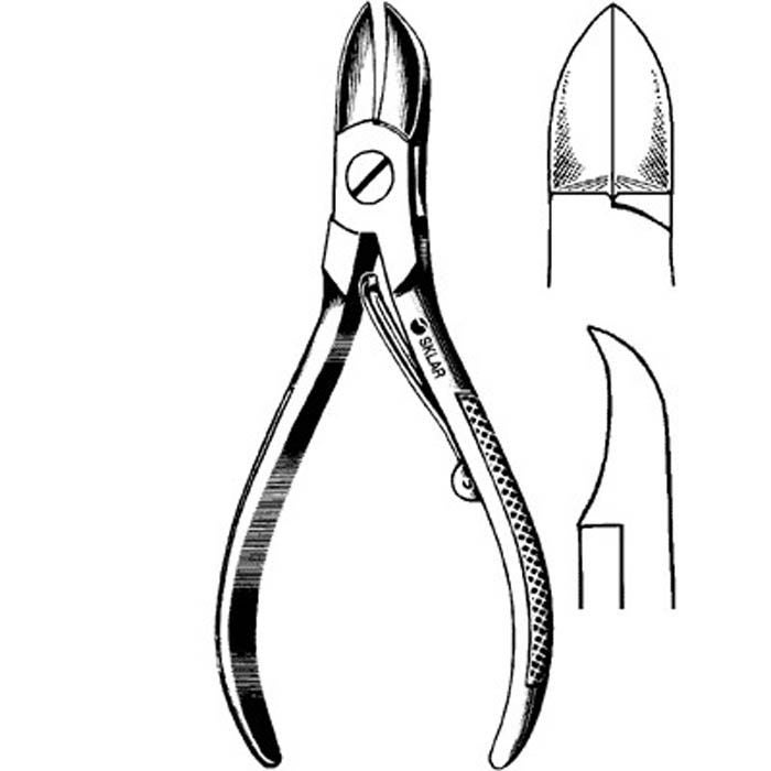 Sklar - 97-1146 Nail Nipper Concave Jaw 4-1/2 Inch Length Stainless Steel