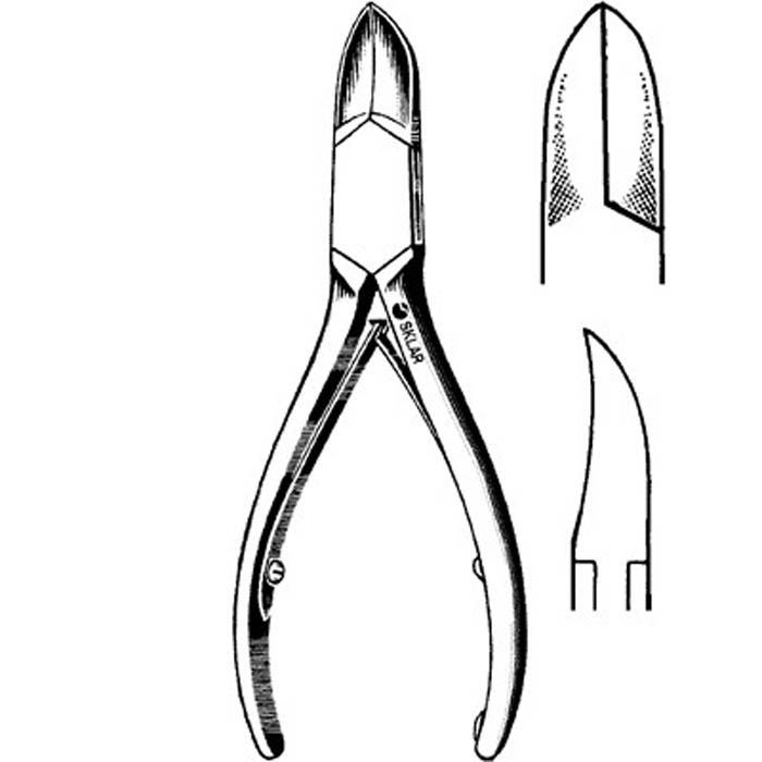 Sklar - 97-1308 Nail Nipper Narrow Concave Jaw 6 Inch Length