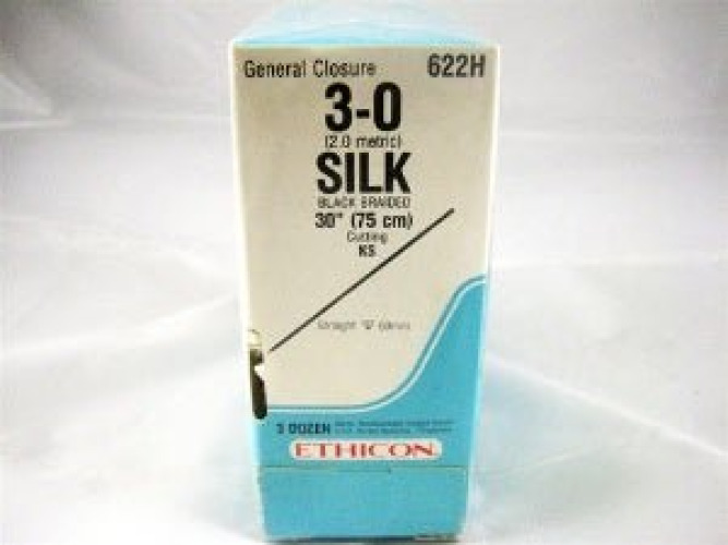 J & J Healthcare Systems - 622H Perma-Hand™ Suture with Needle