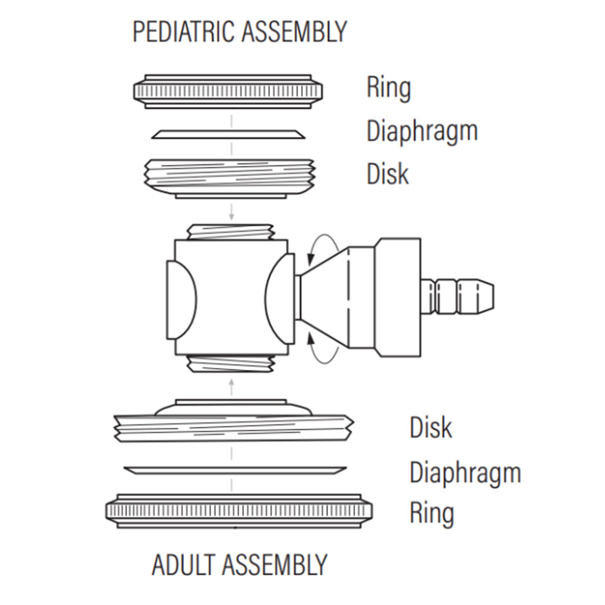 American Diagnostic Corp 640-01D - ADC Chestpiece Drum - 1/Each