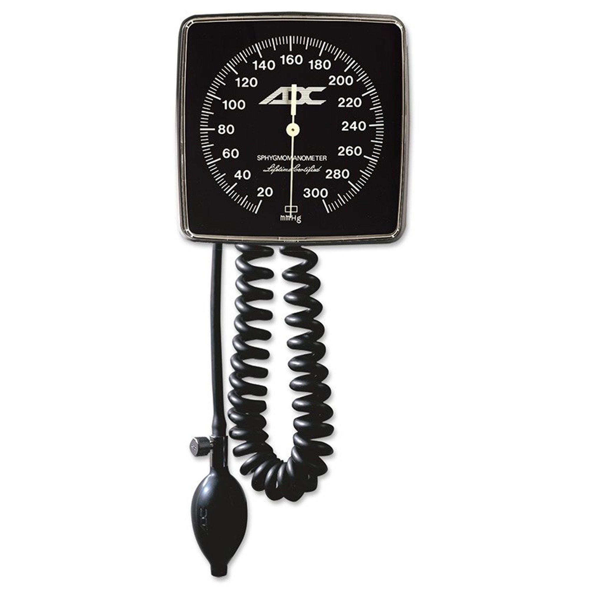 American Diagnostic Corp - 750W-11ABK Aneroid Sphygmomanometer Unit Diagnostix™750 Series Adult Cuff Arm Nylon Cuff 23 - 40 cm Wall Mount