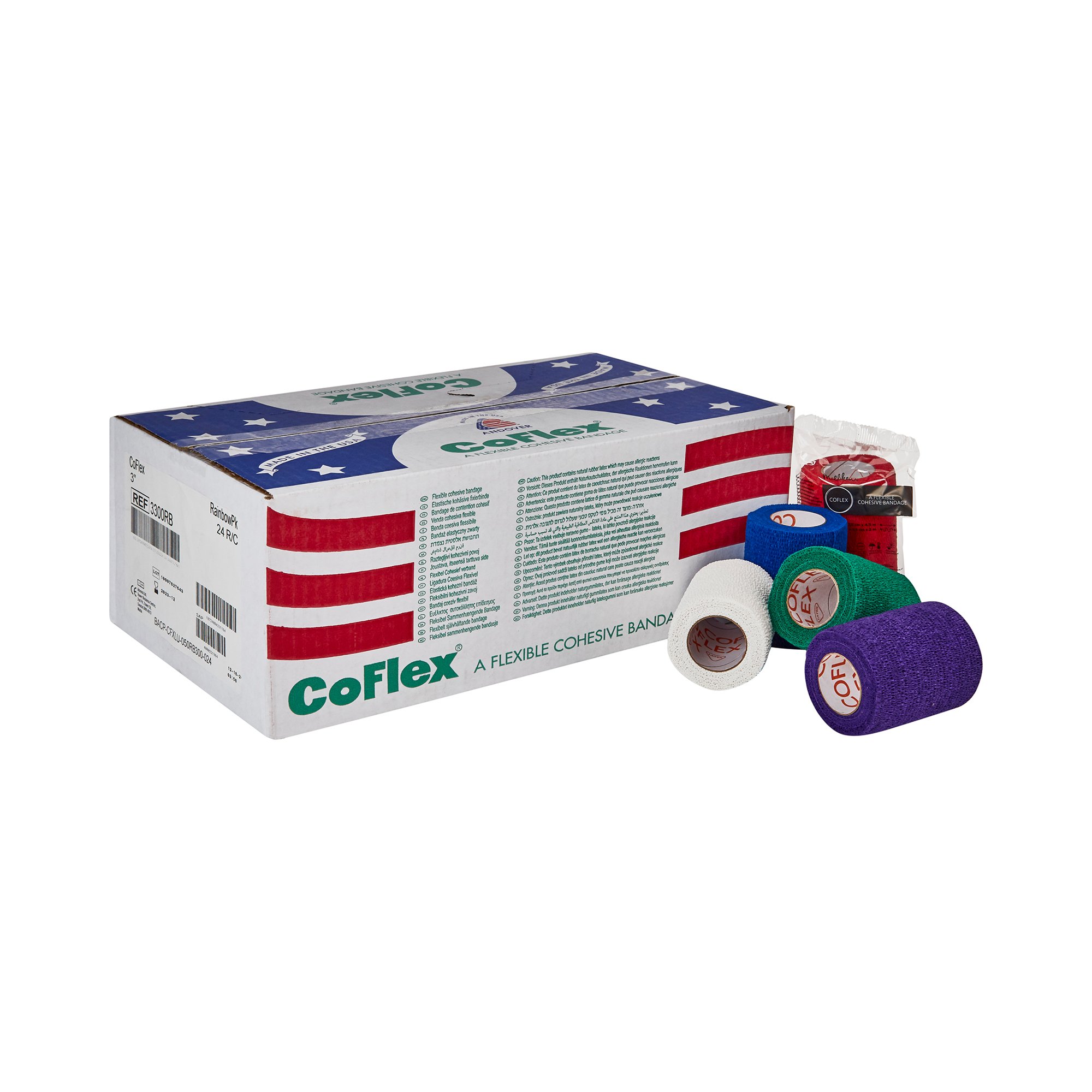 Andover Healthcare Inc - 3300RB-024 CoFlex® Self-adherent Closure Cohesive Bandage