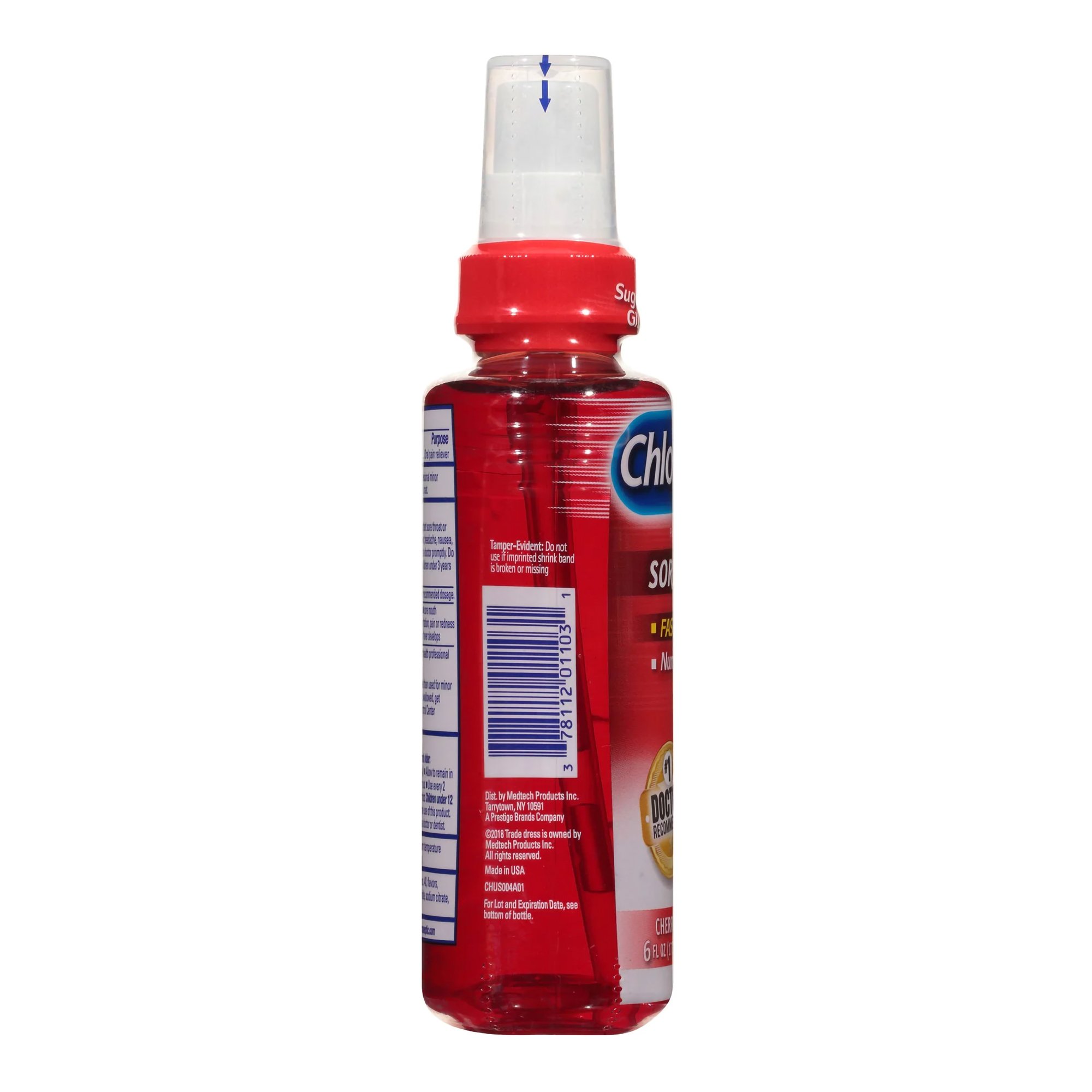 Procter & Gamble 37811201103 - Chloraseptic® Phenol Sore Throat Relief, 6-ounce Spray Bottle - 1/Each