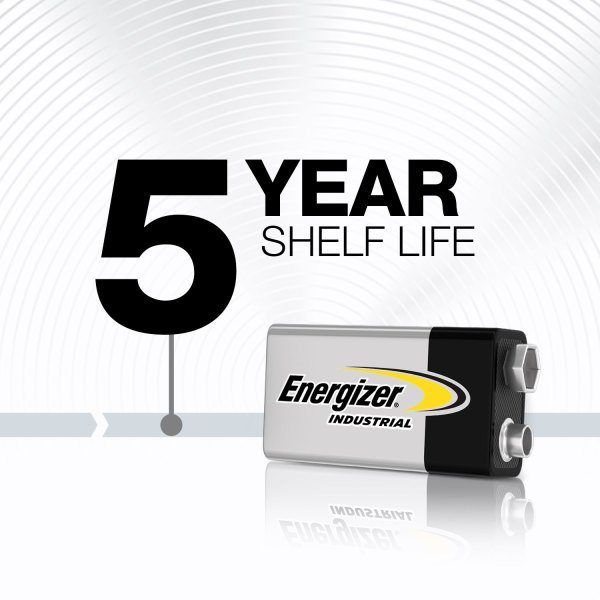 Energizer LLC EN22 - Energizer® Industrial® Alkaline Battery, 9V - 1/Each, 72/Case