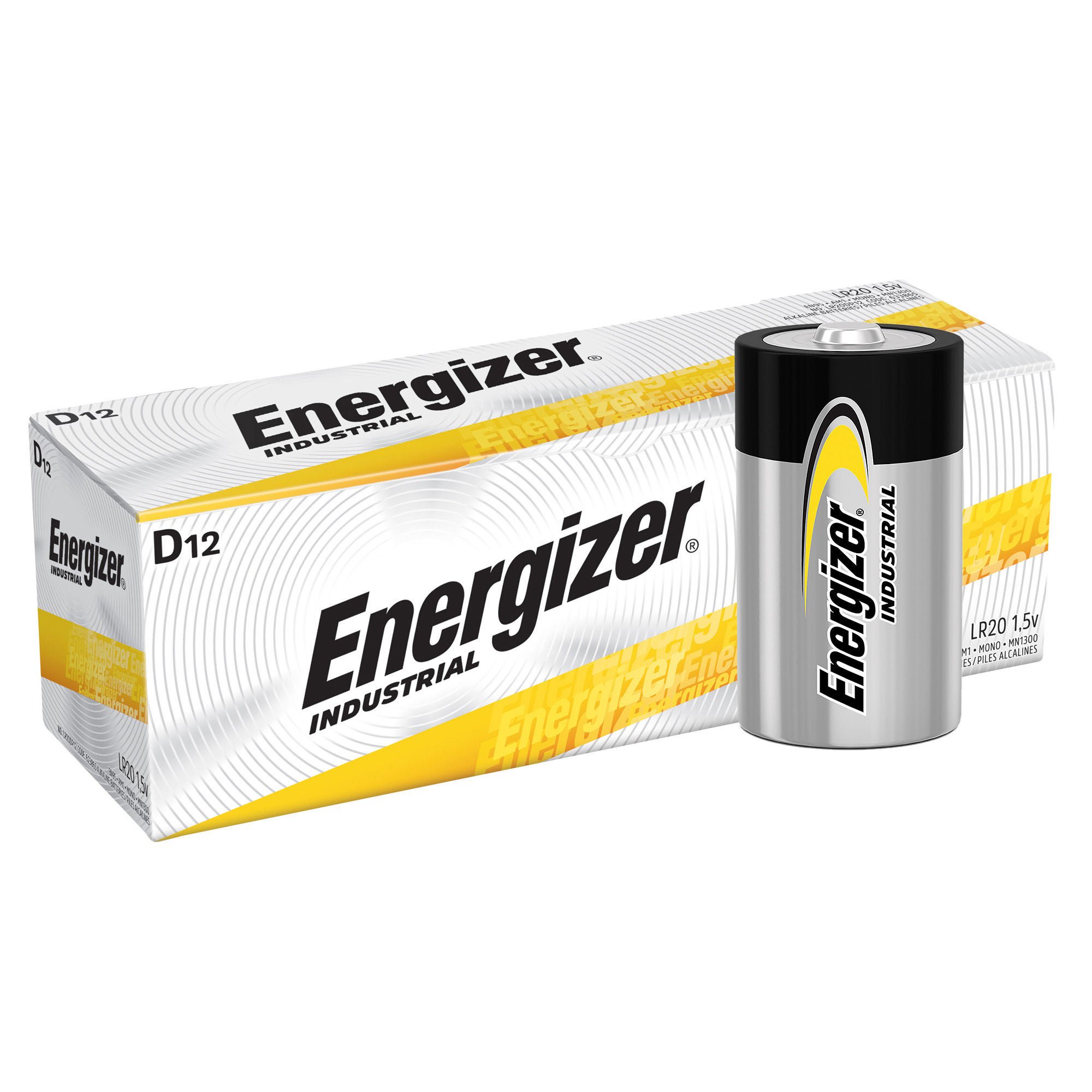 Energizer LLC - EN95 Alkaline Battery Energizer® D Cell 1.5 Volt Disposable