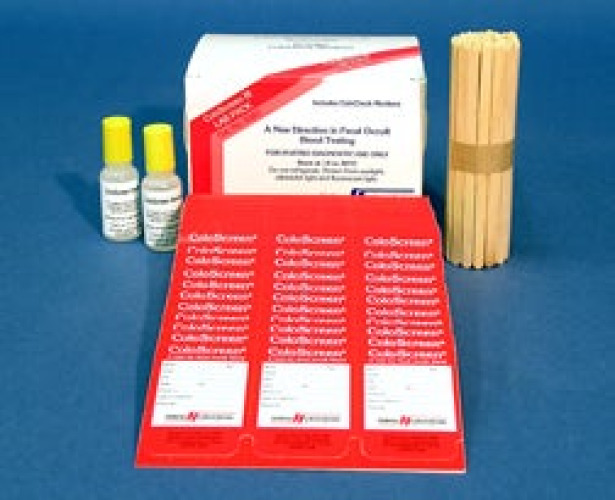 Helena Laboratories - 5082 Cancer Screening Test Kit ColoScreen® Lab Pack Fecal Occult Blood Test (FOBT) 34 Tests CLIA Waived