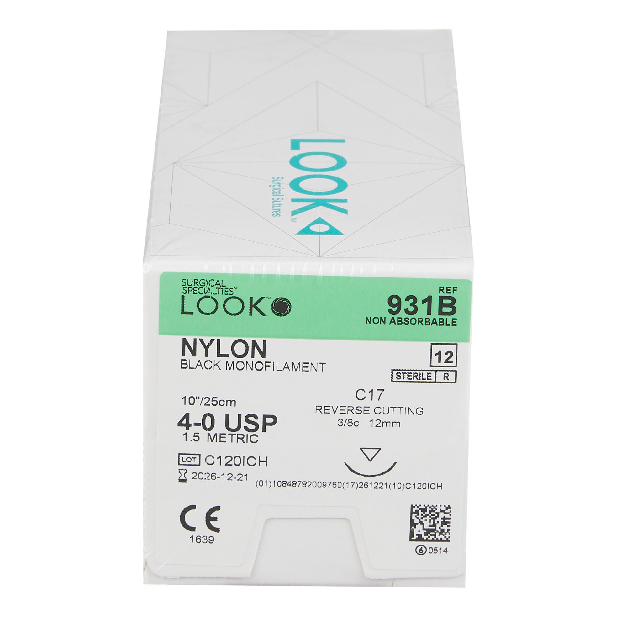 Surgical Specialties - 931B LOOK® Suture with Needle