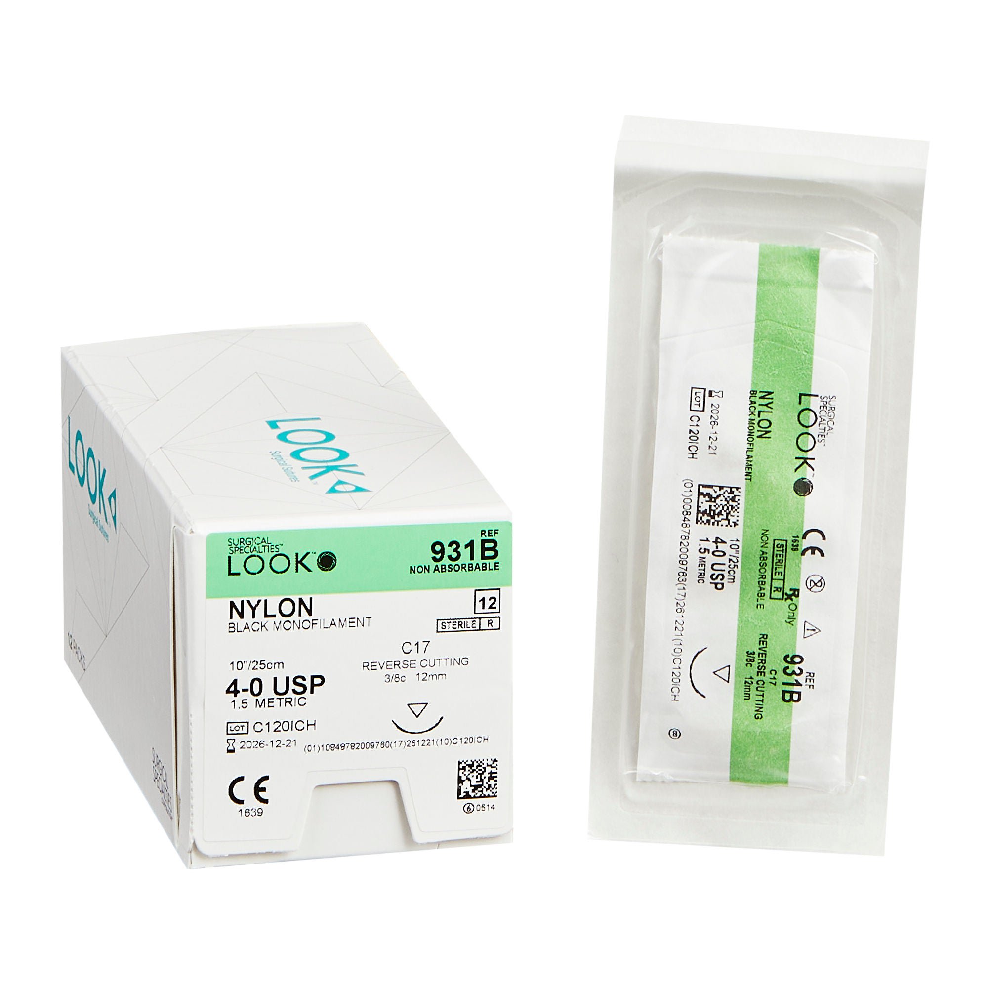 Surgical Specialties - 931B LOOK® Suture with Needle