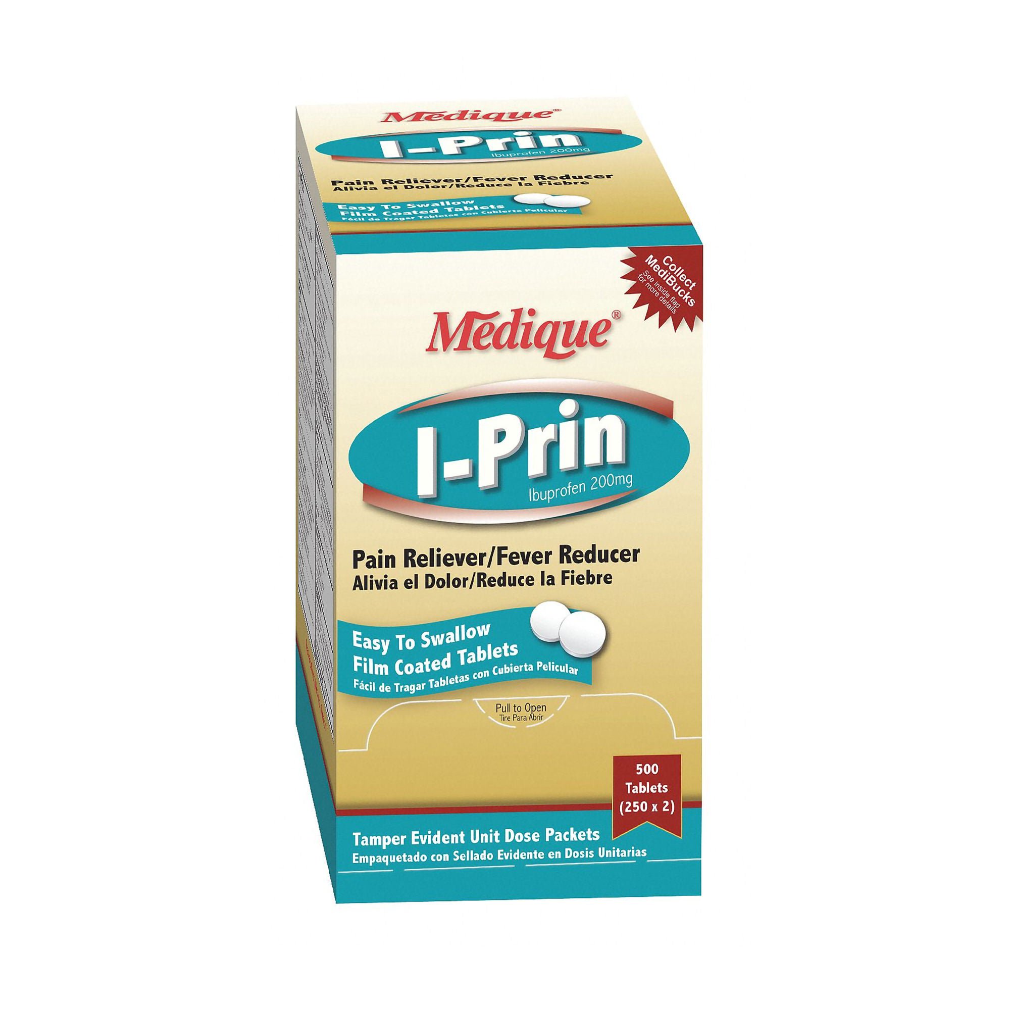 Medique Products - 10013 I-Prin Ibuprofen Pain Relief