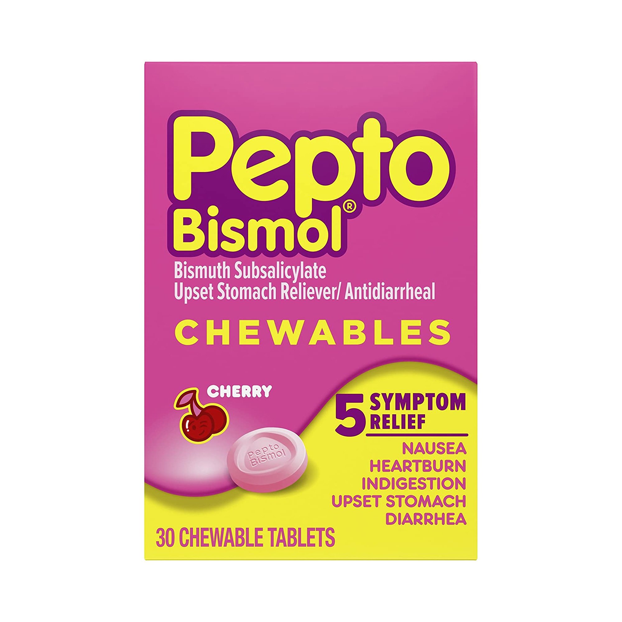 Procter & Gamble - 37000001804 Pepto Bismol® Anti-Diarrheal Chewable Tablets