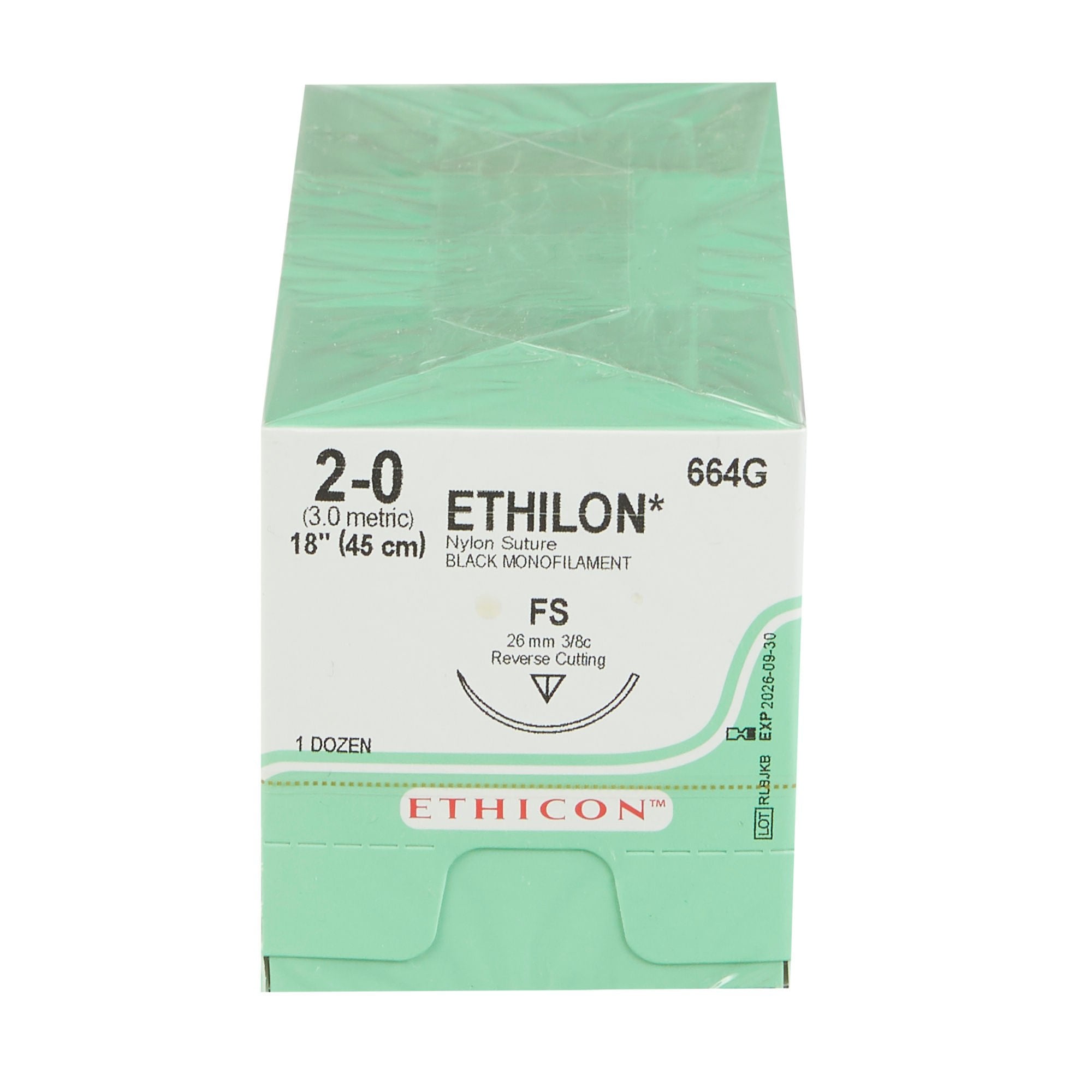 J & J Healthcare Systems - 664G Ethilon™ Suture with Needle