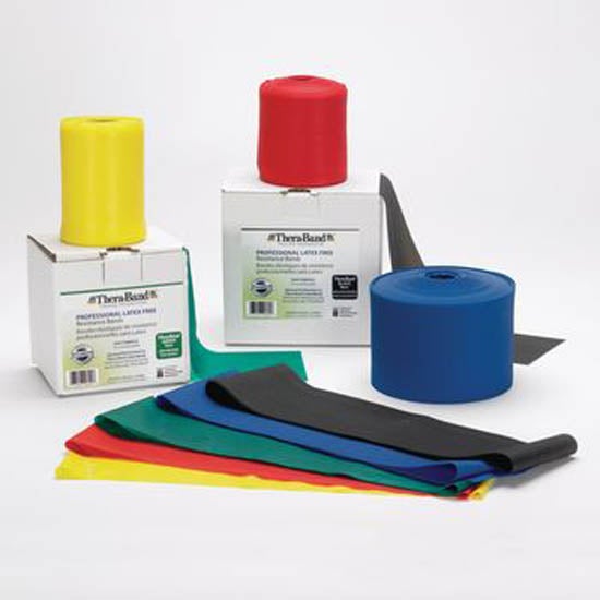 Performance Health - 081184472 Exercise Resistance Band TheraBand® Green 5 Inch X 100 Yard Heavy Resistance