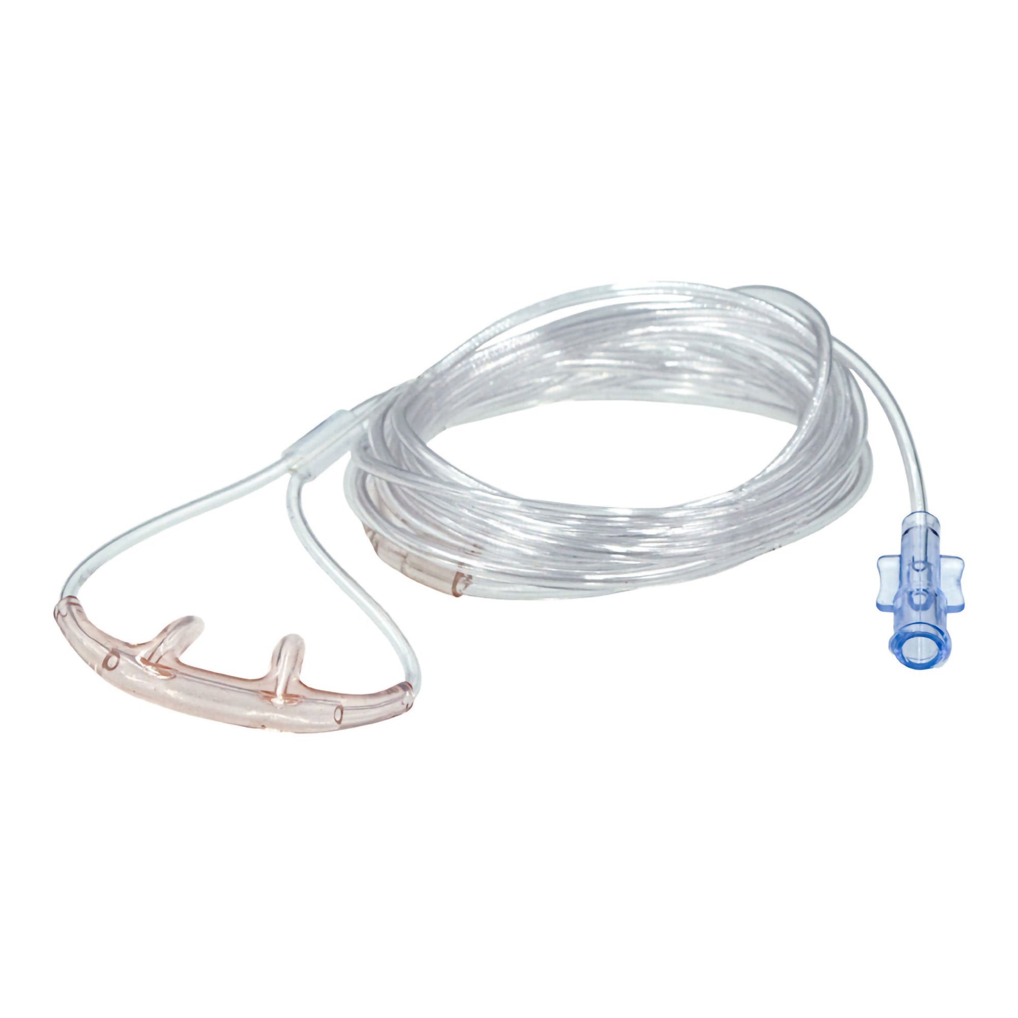 Sun Med - 4100-7-25 ETCO2 Nasal Sampling Cannula Salter-Style® Pediatric Curved Prongs 7 Foot Tubing Low Flow Rate