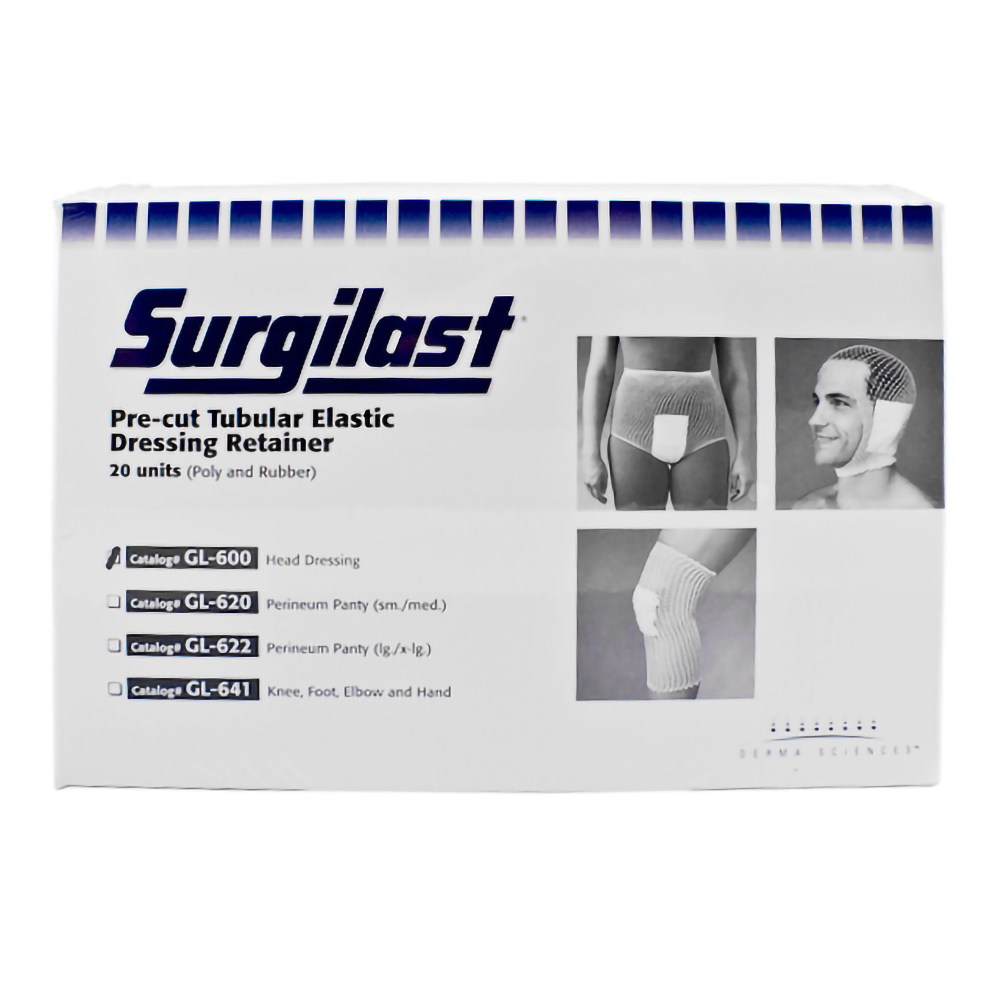 Gentell - GL600 Surgilast® Pre-Cut Elastic Net Retainer Dressing for Heads