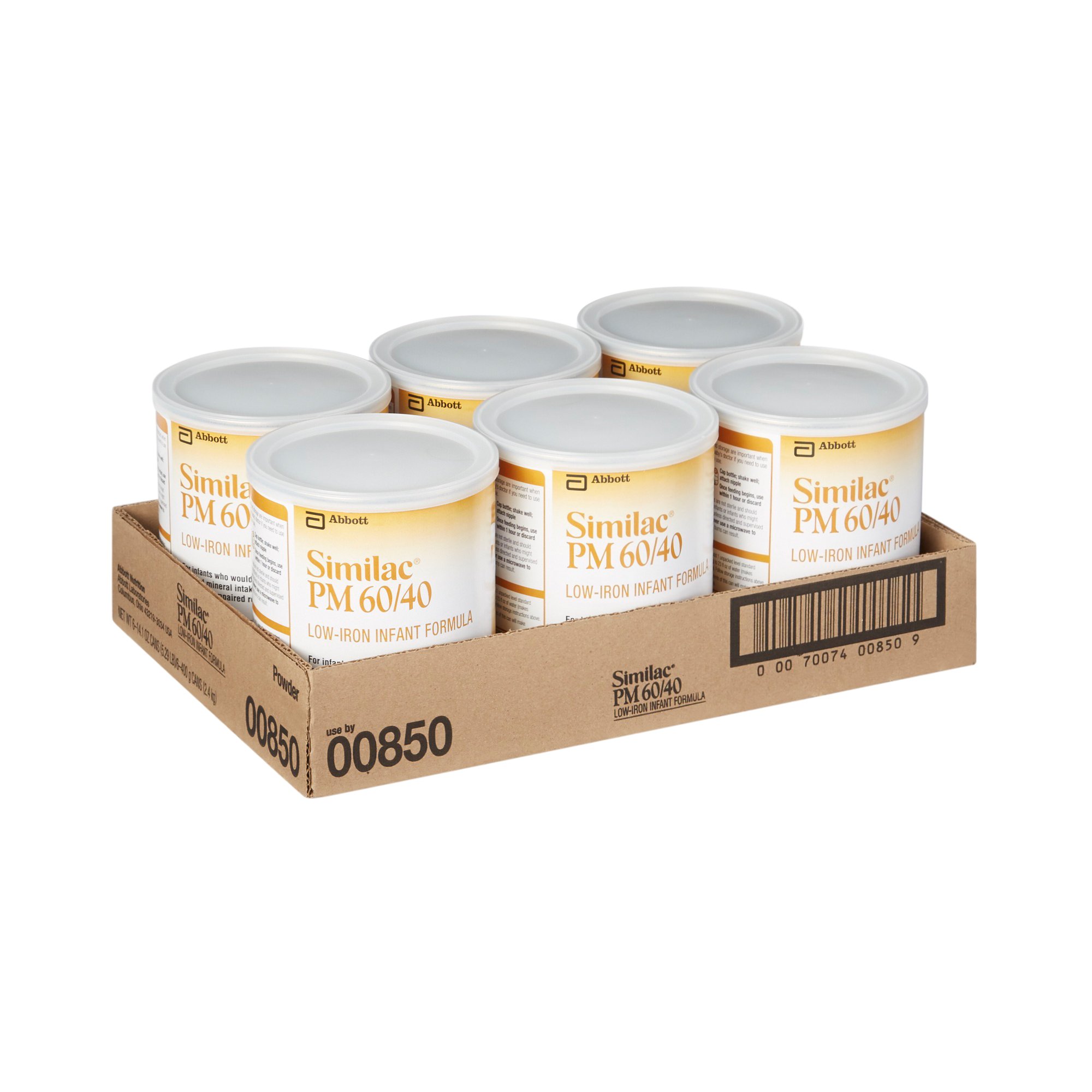 Abbott Nutrition - 00850 Similac® PM 60 / 40 Low Iron Powder Infant Formula
