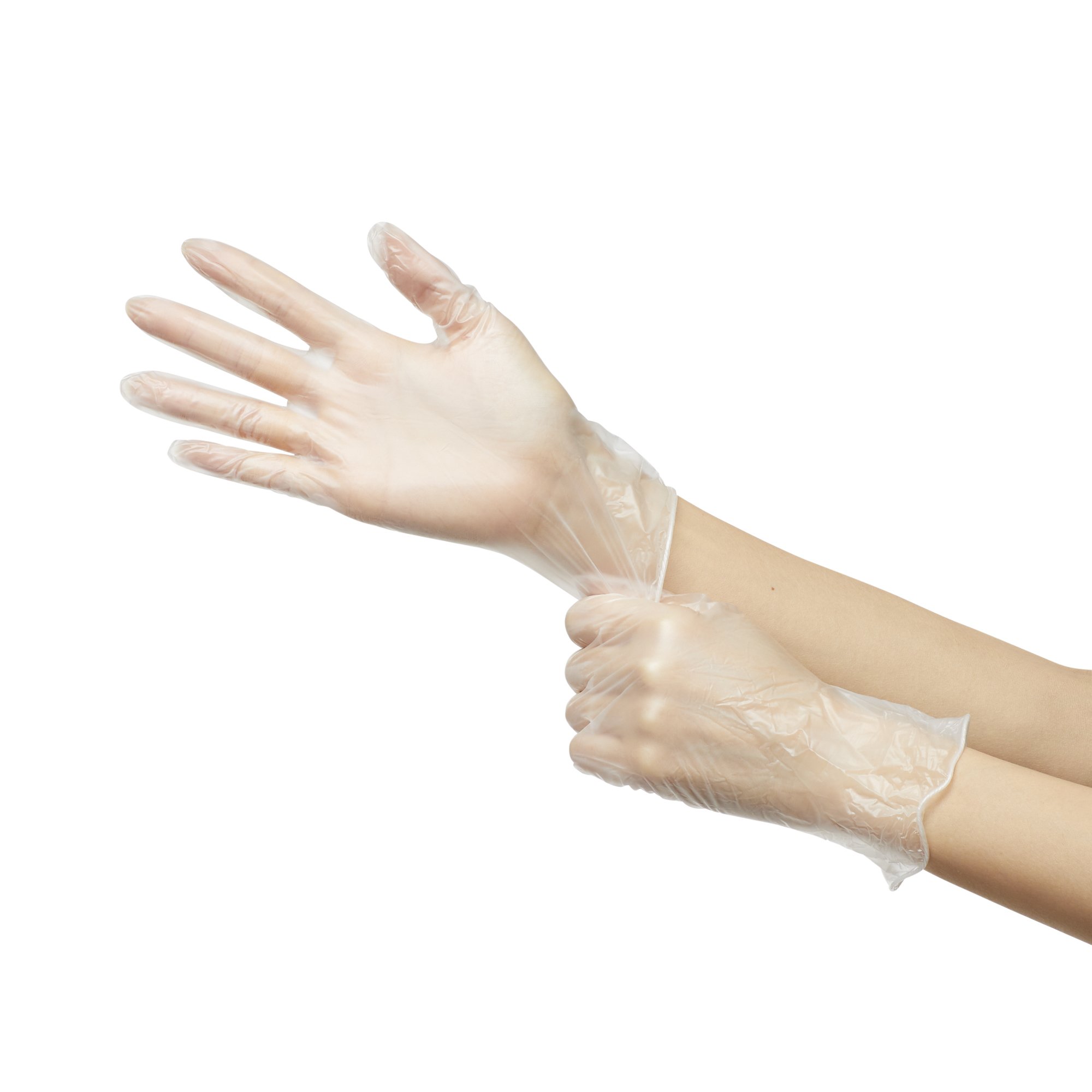 McKesson Brand 25-92 - Trilon® Vinyl Exam Glove, Small, Clear - 100/Box, 1000/Case