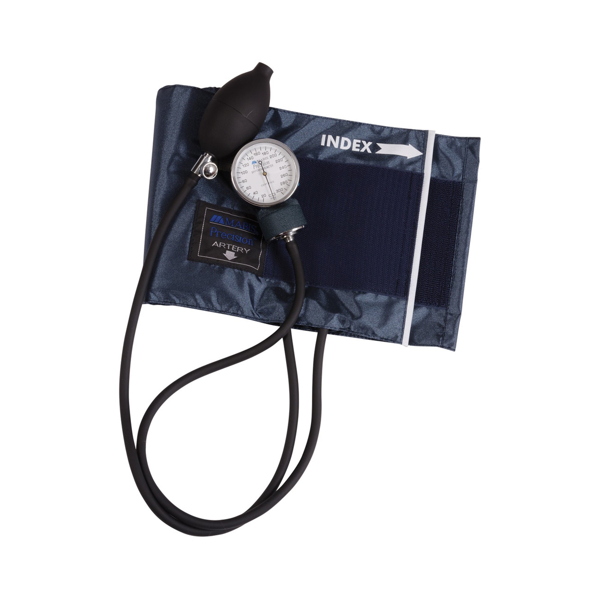 Mabis Healthcare 01-140-016 - Precision™ Aneroid Sphygmomanometer, Blue - 1/Each
