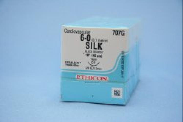 J & J Healthcare Systems 707G - Perma-Hand™ Suture with Needle - 12/Dozen, 12/Box
