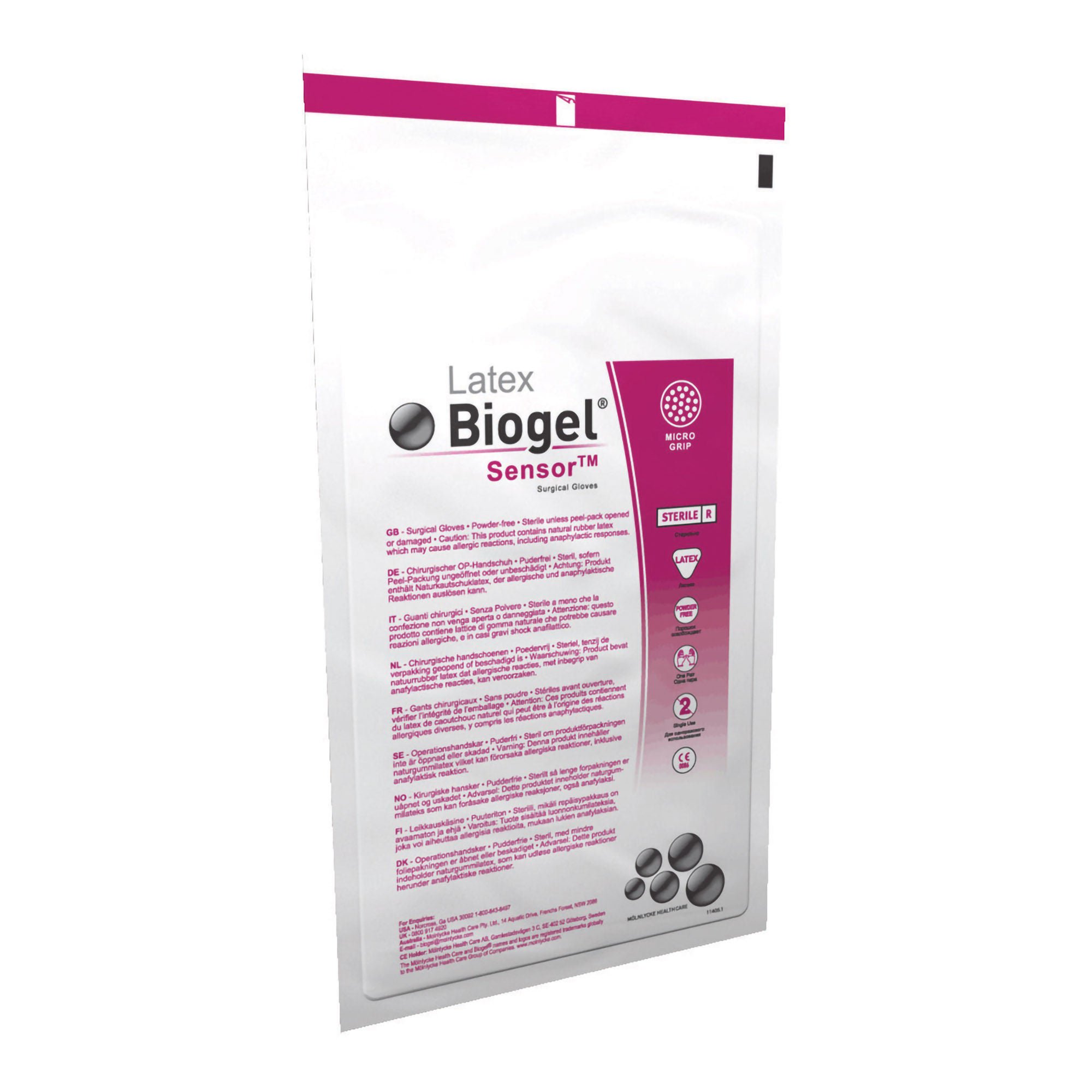 Molnlycke - 30660 Biogel® Sensor™ Latex Surgical Glove