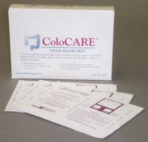 Helena Laboratories - 5651 Cancer Screening Test Kit ColoCare® Office Pack Fecal Occult Blood Test (FOBT) 50 Tests CLIA Waived