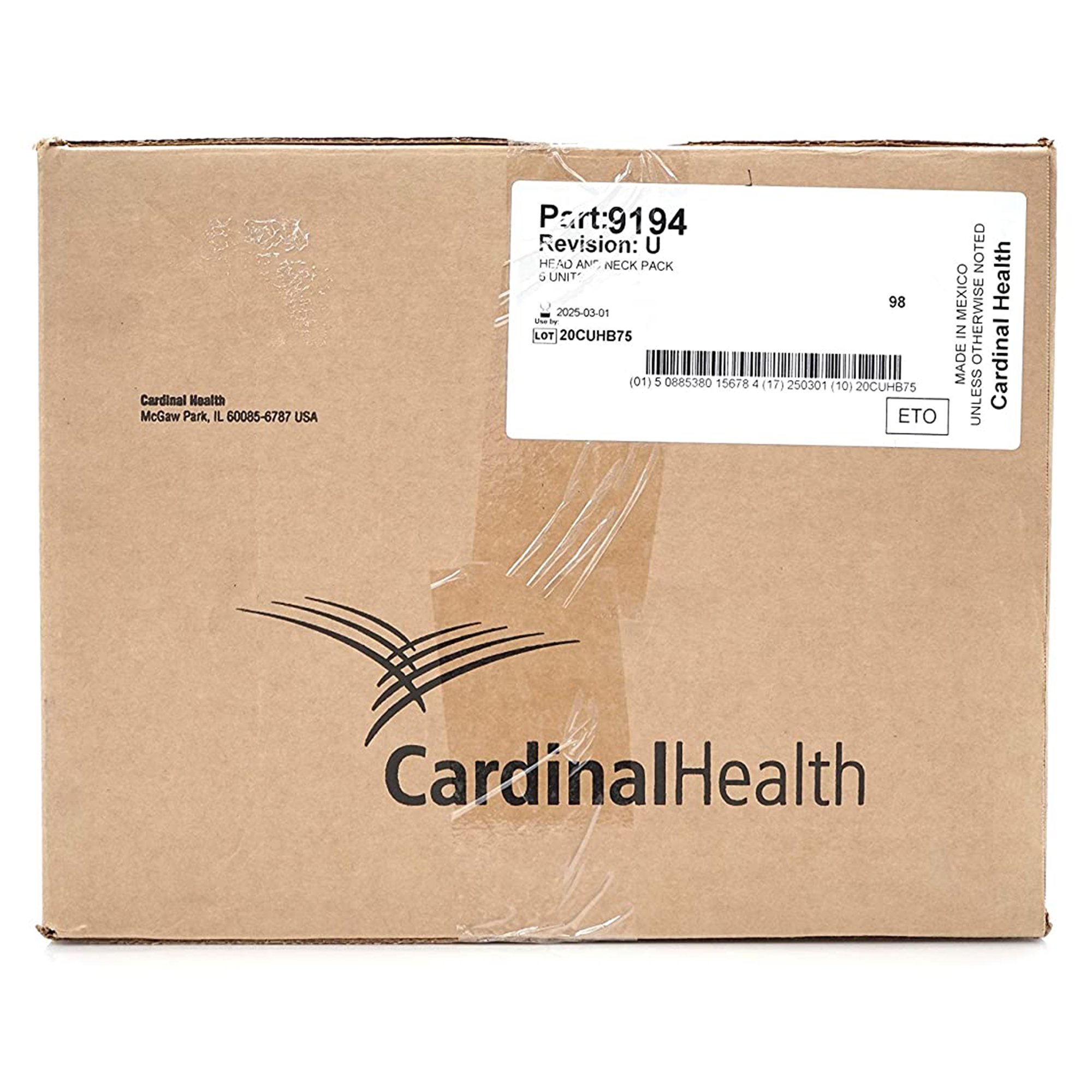 Cardinal 9194 - Convertors® Tiburon® EENT Drape Pack - 1/Each, 6/Case