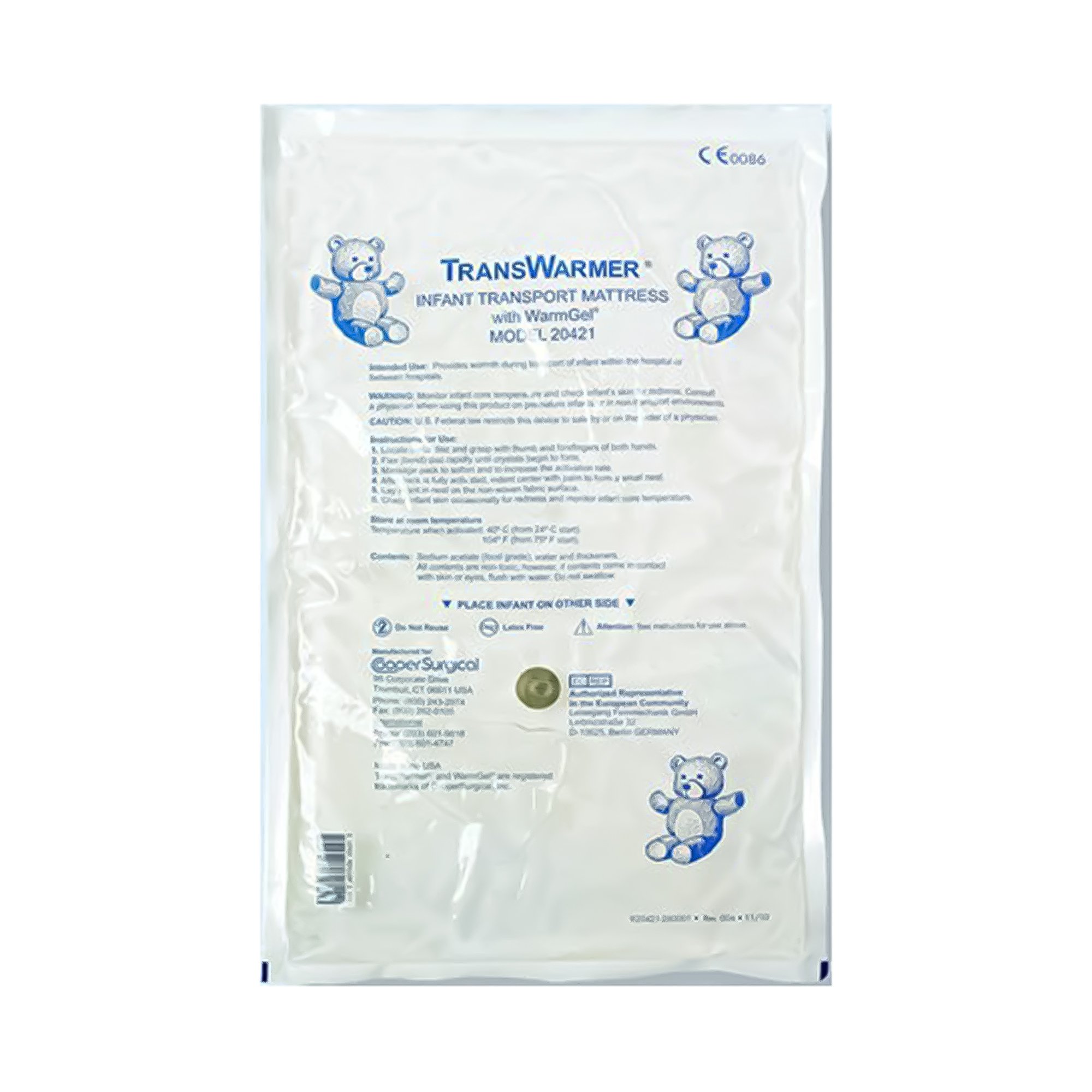 Cooper Surgical 20421 - TransWarmer® Infant Transport Mattress with WarmGel®, 10 x 16 Inch - 1/Each, 6/Case