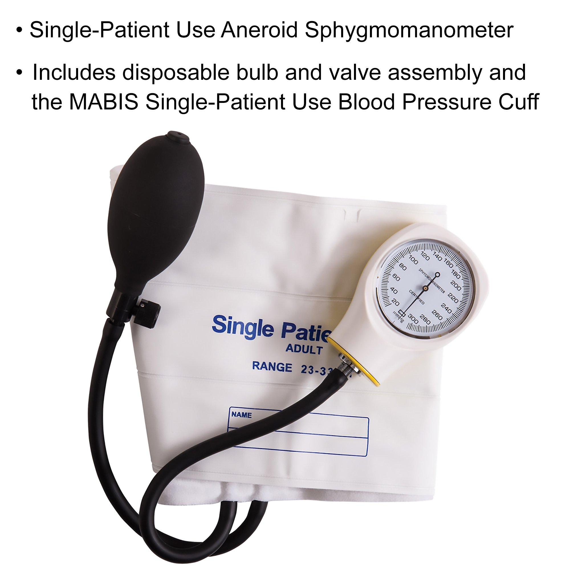 Mabis Healthcare - 06-148-191 Mabis® Aneroid Sphygmomanometer