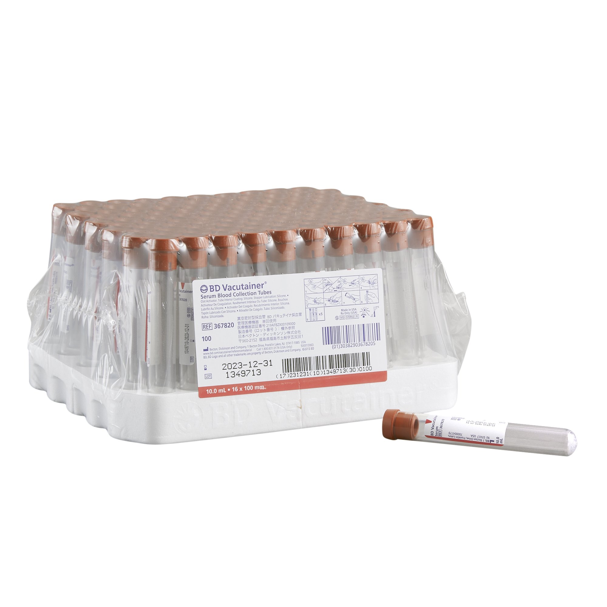 BD - 367820 BD Vacutainer® Plus Venous Blood Collection Tube
