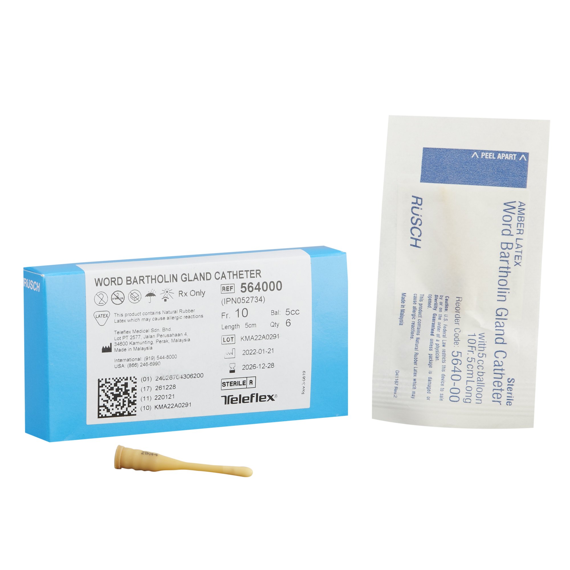 Bartholin Gland Word Catheter 564000 by Teleflex