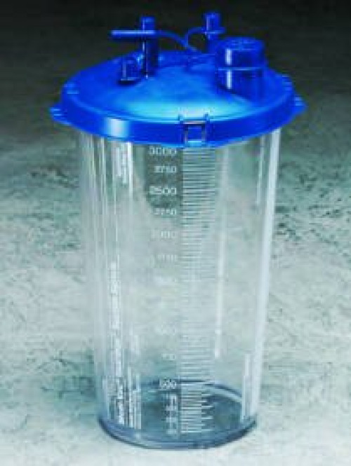 Cardinal 65651-230 - Medi-Vac® Guardian™ Suction Canister for use w/ Suction Canister Systems 3000 mL - 1/Each, 40/Case