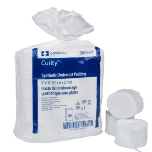 Cardinal - 6242 Cast Padding Undercast Curity™ 2 Inch X 4 Yard Polyester NonSterile