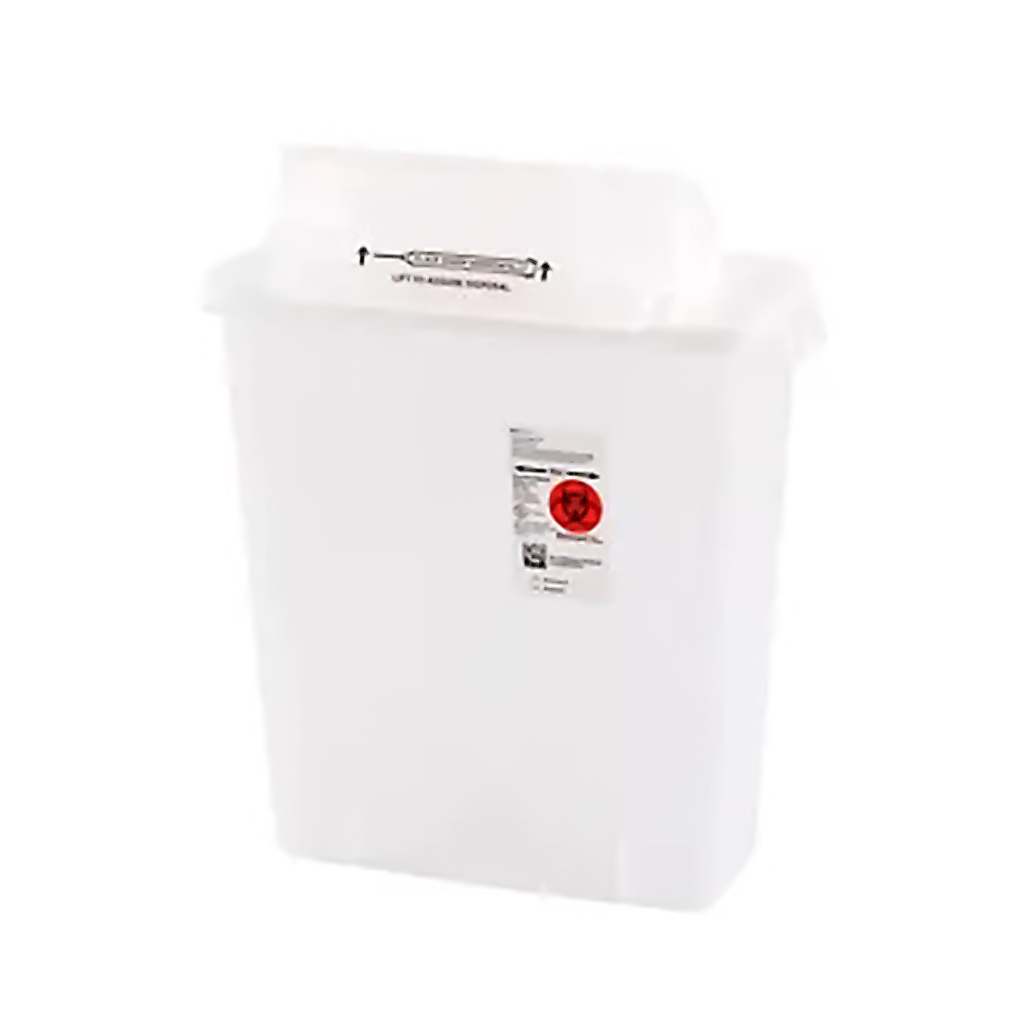 Cardinal 8536SA - SharpStar™ In-Room™ Multi-purpose Sharps Container, 3 Gallon, 16½ x 13¾ x 6 Inch - 1/Each, 10/Case