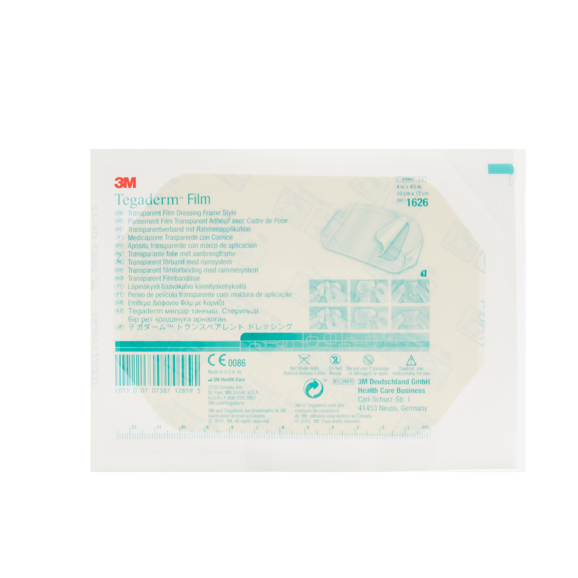 Solventum Corporation - 1626 3M™ Tegaderm Transparent Film Dressing