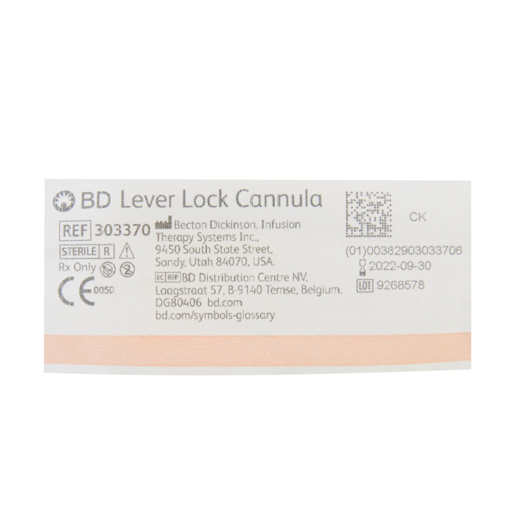 BD - 303370 IV Cannula Interlink® 15 Gauge