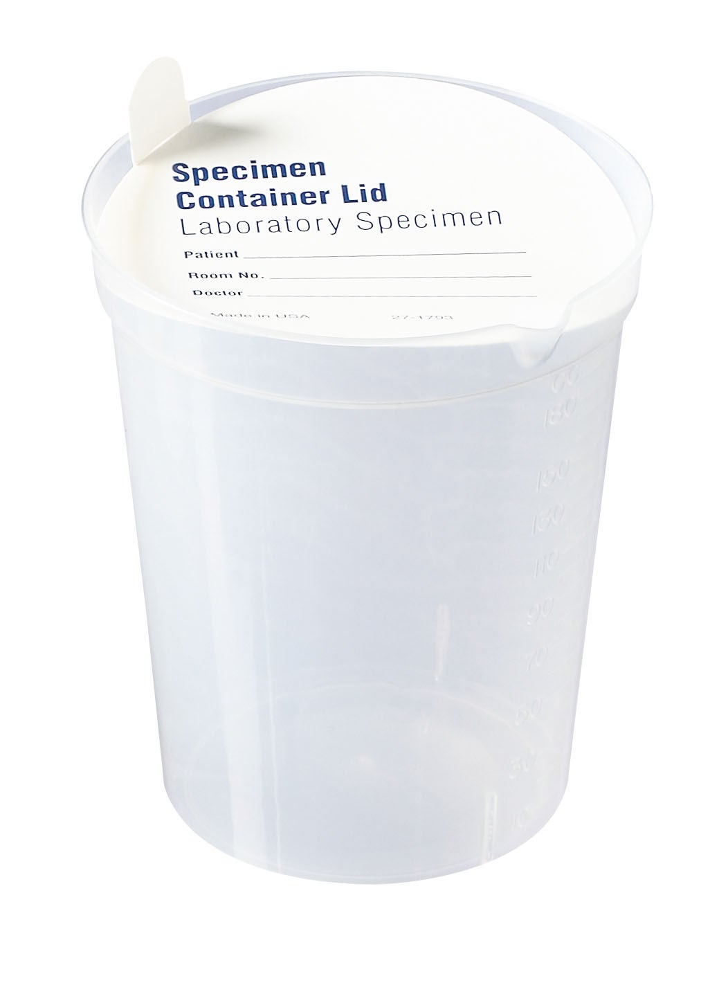 Medline - DYND30100 Specimen Container with Pour Spout