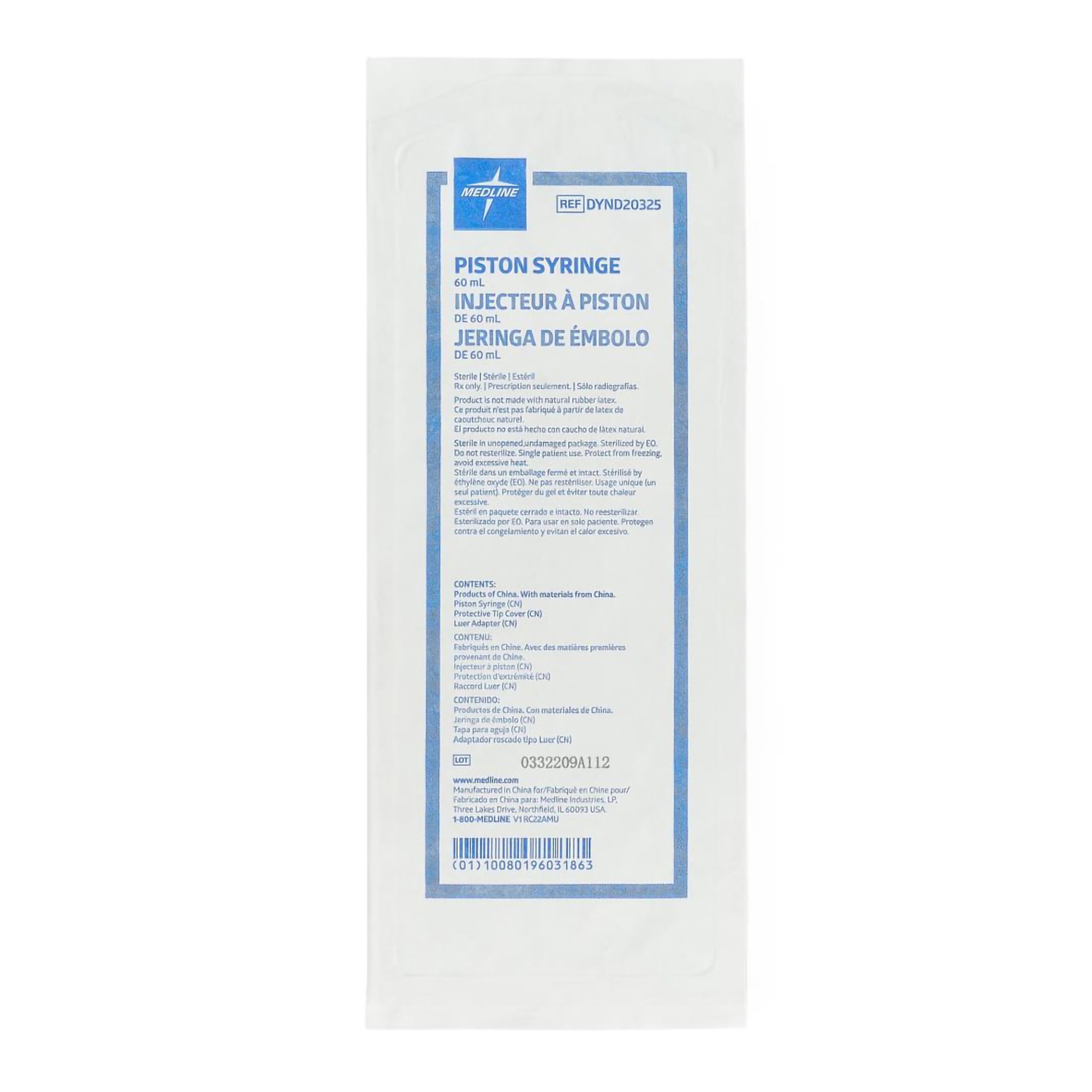 Medline DYND20325 - Medline Irrigation Syringe - 1/Each, 50/Case